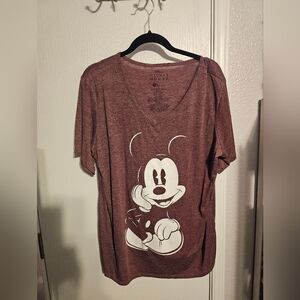 Disney Mickey Mouse Maroon Tee
